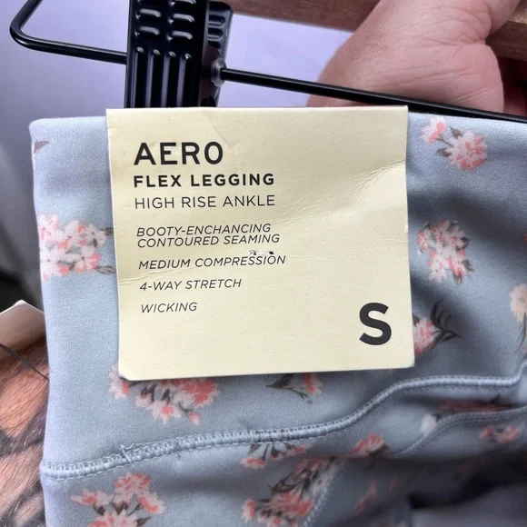Aeropostale Flex Legging High Rise Ankle Pants Womens S NWT Yoga Workout 2191 - Picture 2 of 7
